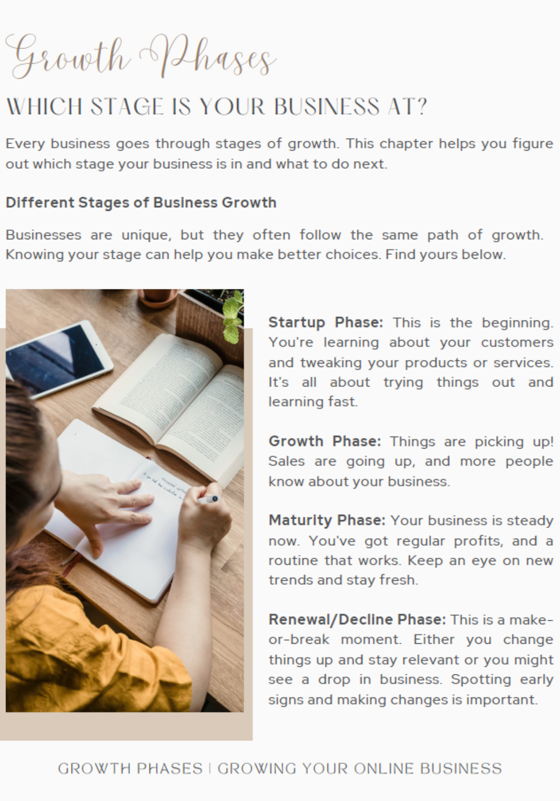 Growing Your Online Business