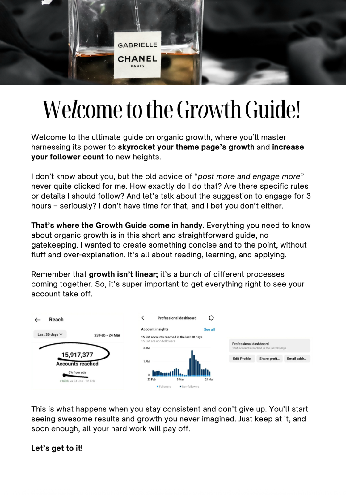 Grow Your Instagram Theme Page