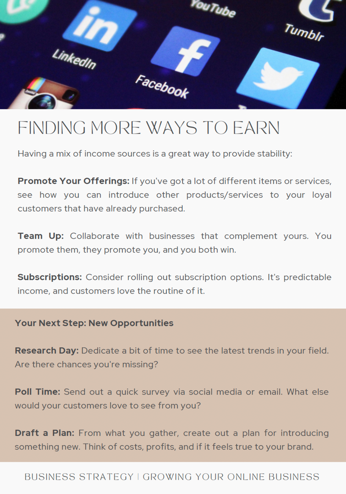 Growing Your Online Business